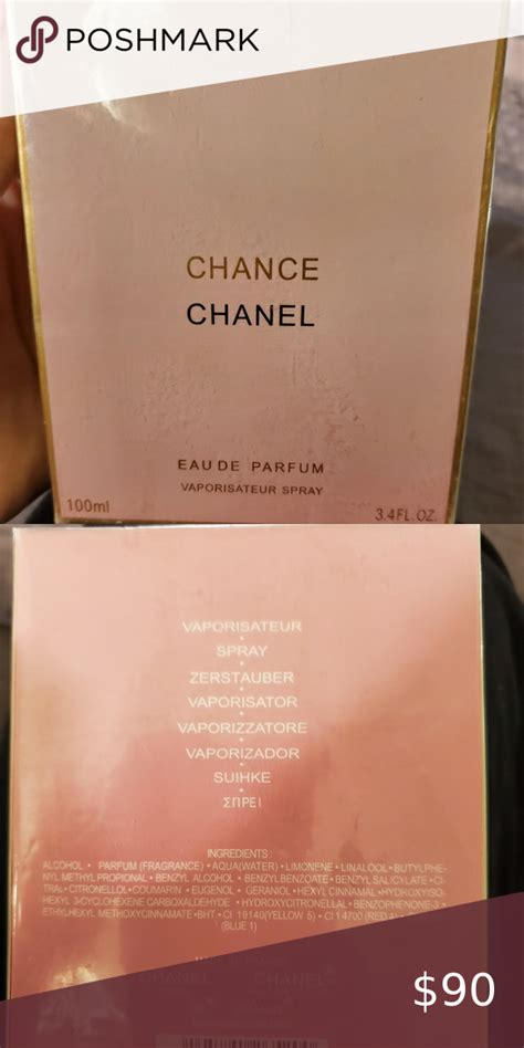 chanel cosmetics ingredients|Chanel chance ingredients list.